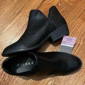 Serra Black Ankle Booties